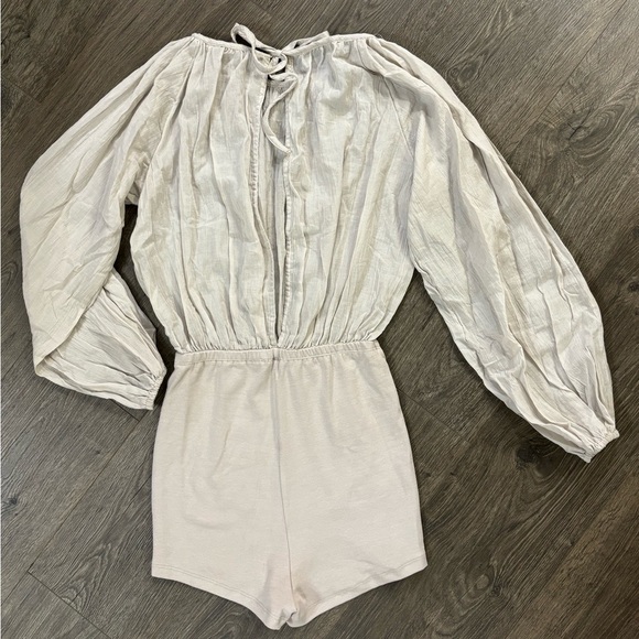 *NWOT* Free People Real Resort Romper - Pumice Stone - Picture 5 of 6